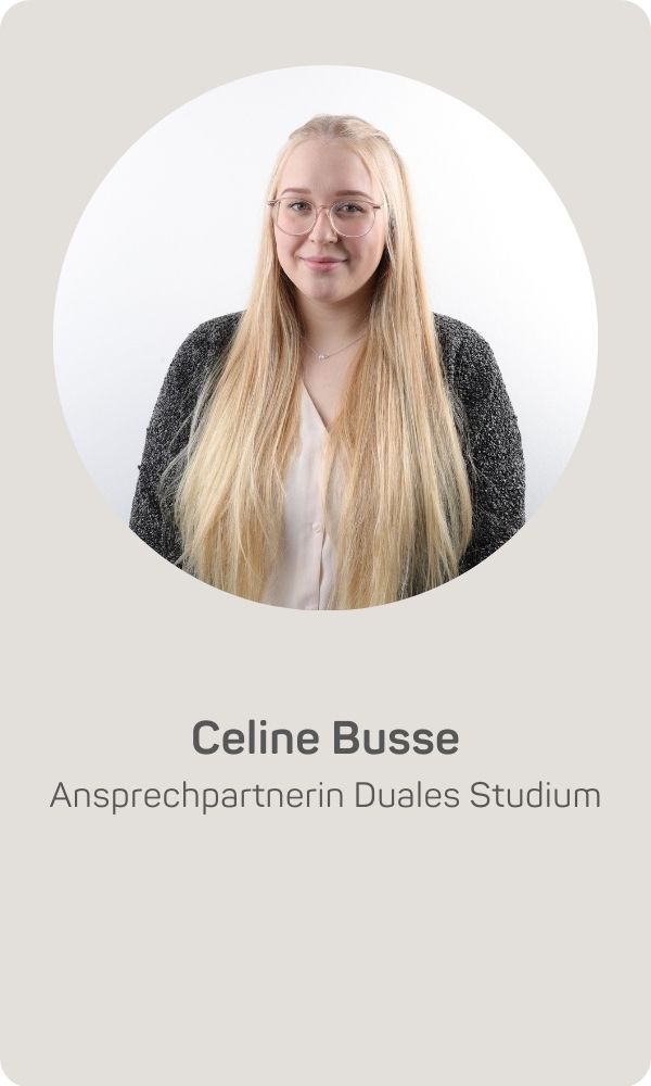 Celine Busse - Ansprechpartnerin Duales Studium