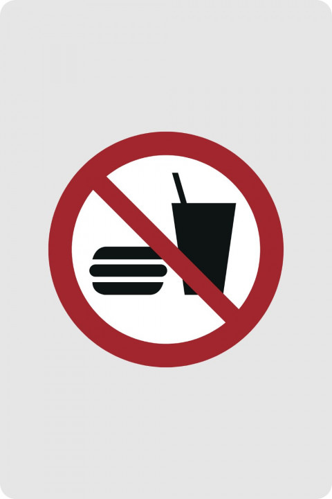 Prohibition Sign Food & Drink  