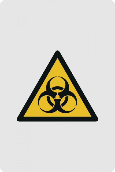 Warning sign biohazard 