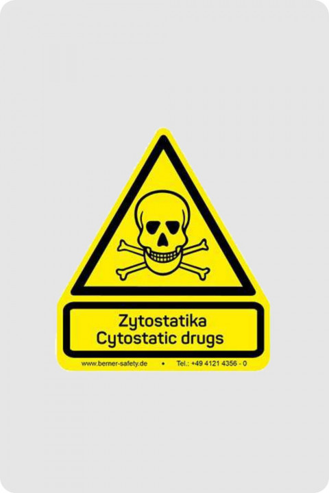 Warning sign cytostatics 