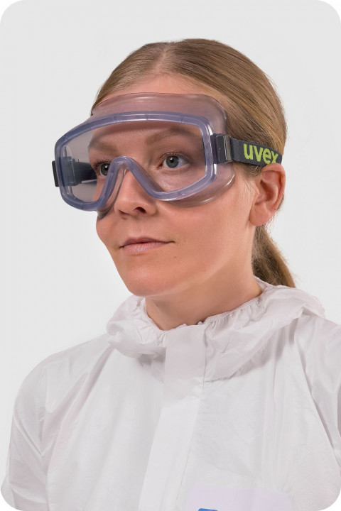 uvex 9405 full vision safety goggles  